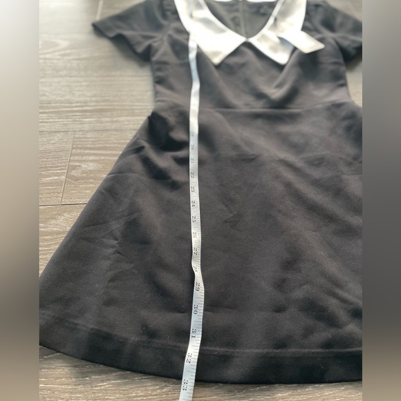 French Connection Black Dress with White Collar - Picture 8 of 10